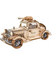 Дървен 3D пъзел Robo Time от 164 части - Винтидж автомобил -1
